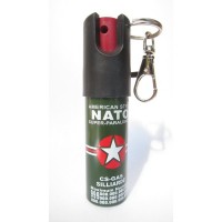 Spray paralizant NATO, tip breloc, propulsie jet, 20 ml